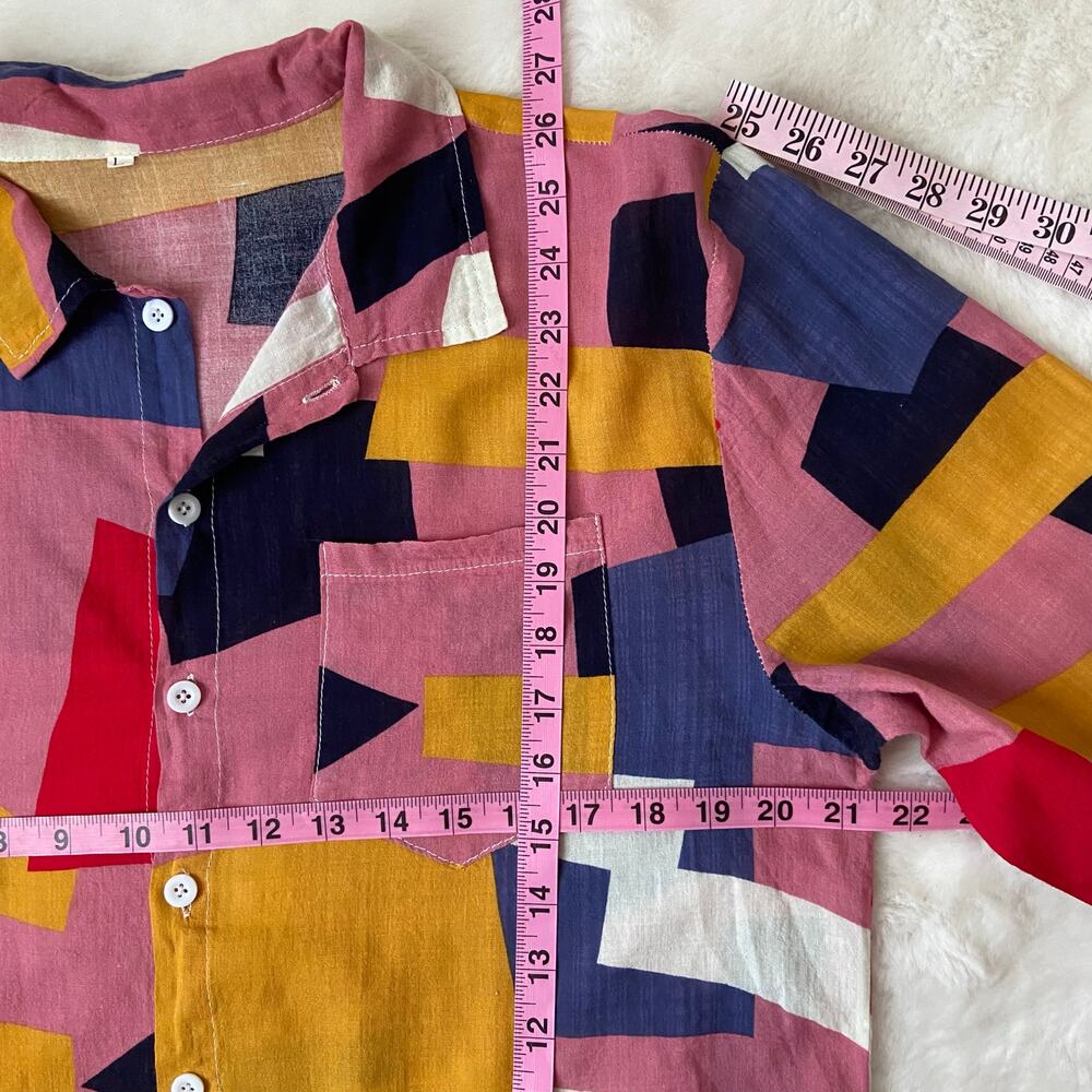 Abstract Shape Button Down Shirt - Picture 5 of 5
